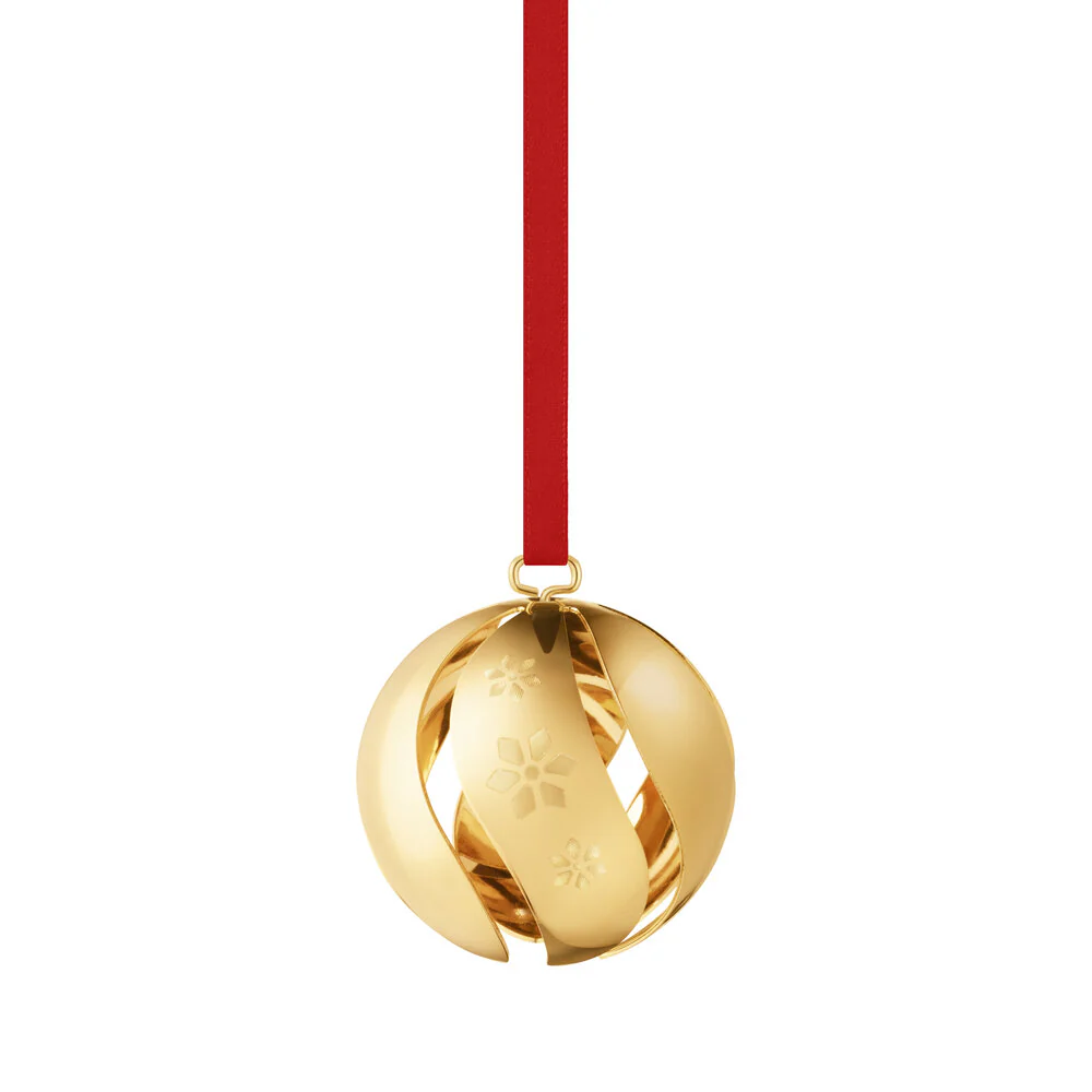 Georg Jensen  Julekugle 2024 - forgyldt