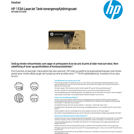 HP 153A toner - sort