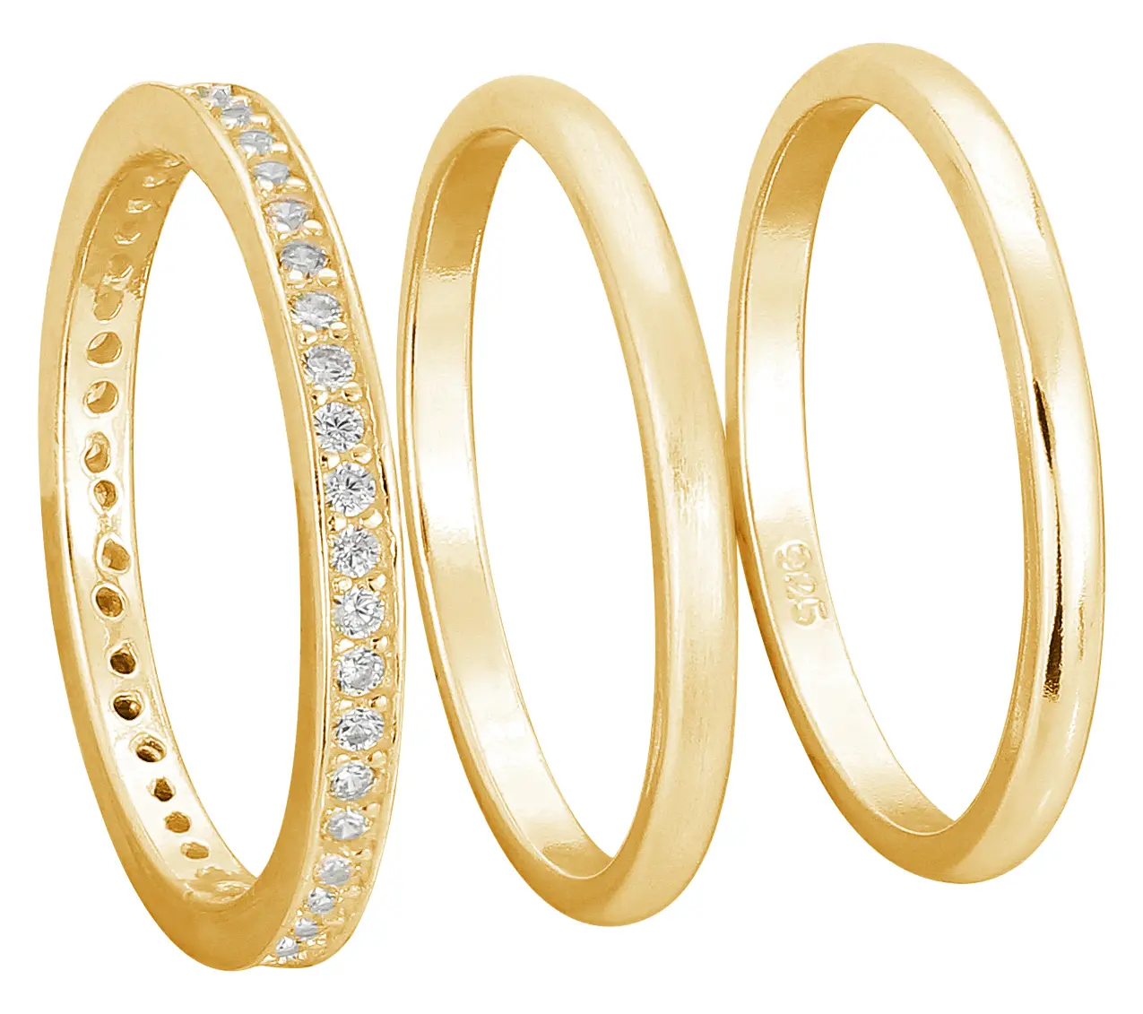 Ring-Set - Golden Basics