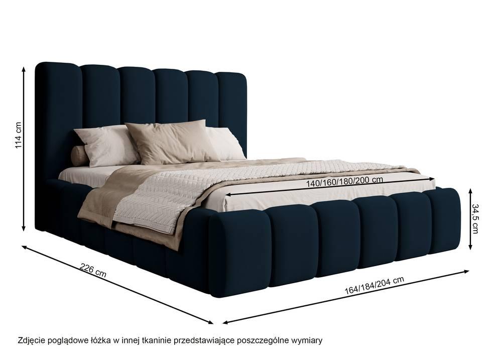 NADUVI Collection Bedframe Damask 140x200