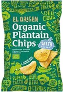El origen Bana Manafrit Kochbananen Chips Plantain gesalzen, 80 g