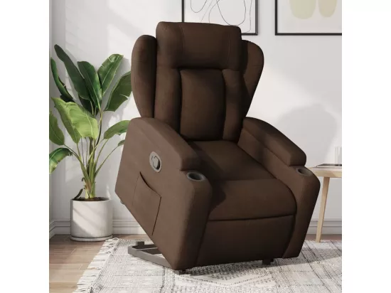 Fauteuil inclinable Marron Tissu