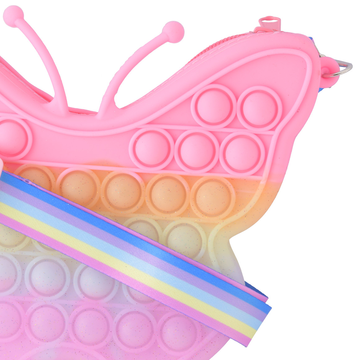 Topolino Pop it-Tasche im Schmetterling-Design rosa / bunt