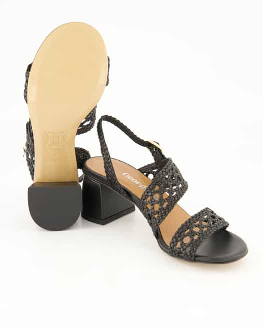 George Watts L9102 Sandalen in Schwarz