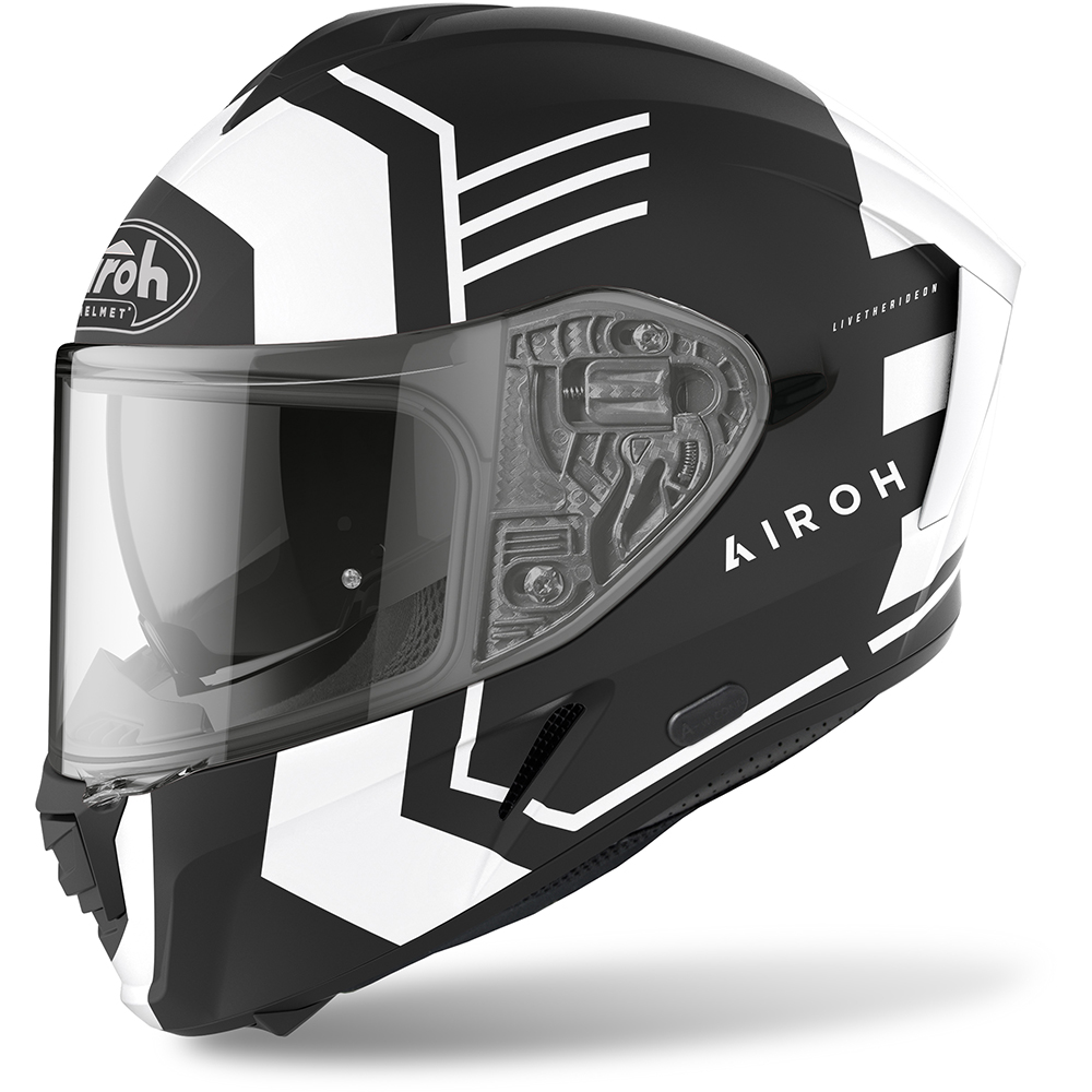 Airoh - Casque Spark Thrill Noir Mat / Blanc