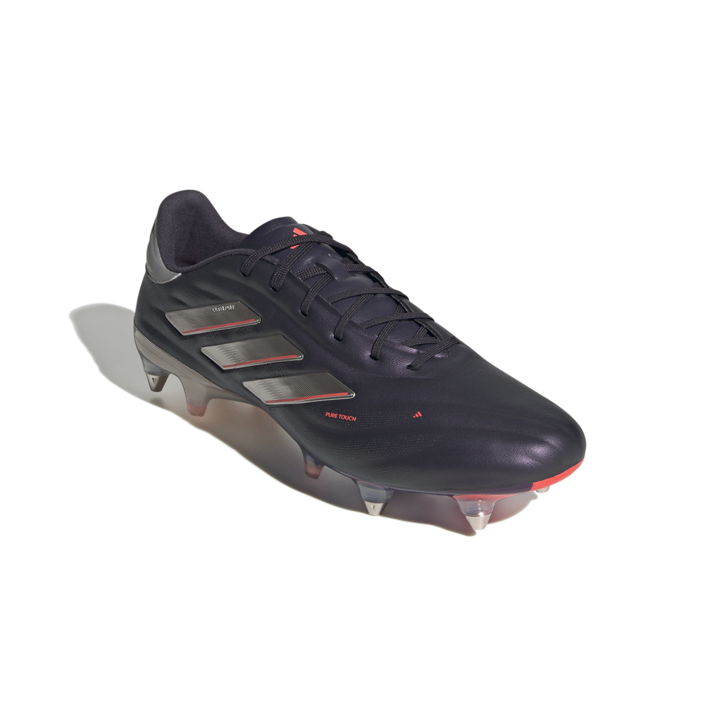 Adidas Copa Pure 2 Elite IJzeren-Nop Voetbalschoenen (SG) Donkerpaars Zilver Roze