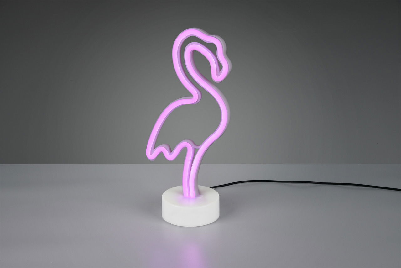 Reality Leuchten LED-Tischleuchte FLAMINGO FUN