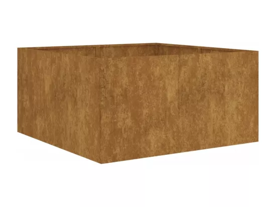 Jardinière bac lit surélevé marron 80 x 80 x 40 cm 02_0037907