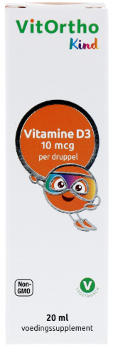 Vitortho Vitamine D3 10 mcg Kind 20ml