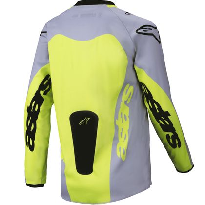 Maillot cross Alpinestars RACER - VEIL - ENFANT - Gris / Jaune
