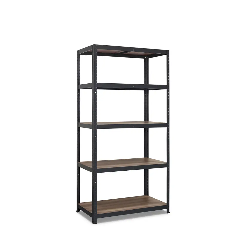 Avasco Stellingkast - Zwart - Opbergrek metaal - 176x90x45