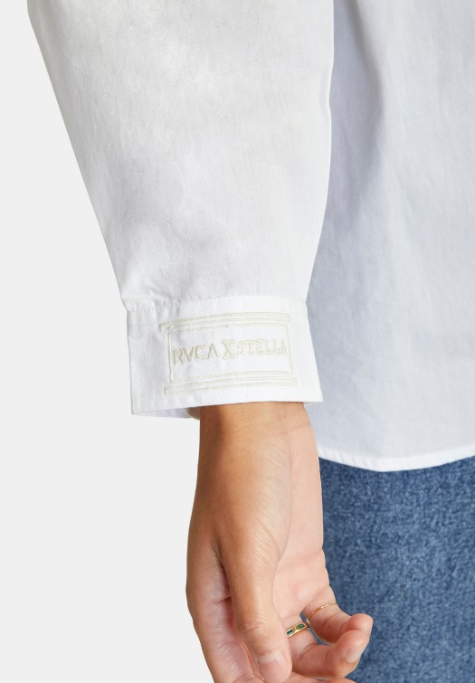 Rvca Angeles Shirt Whisper White