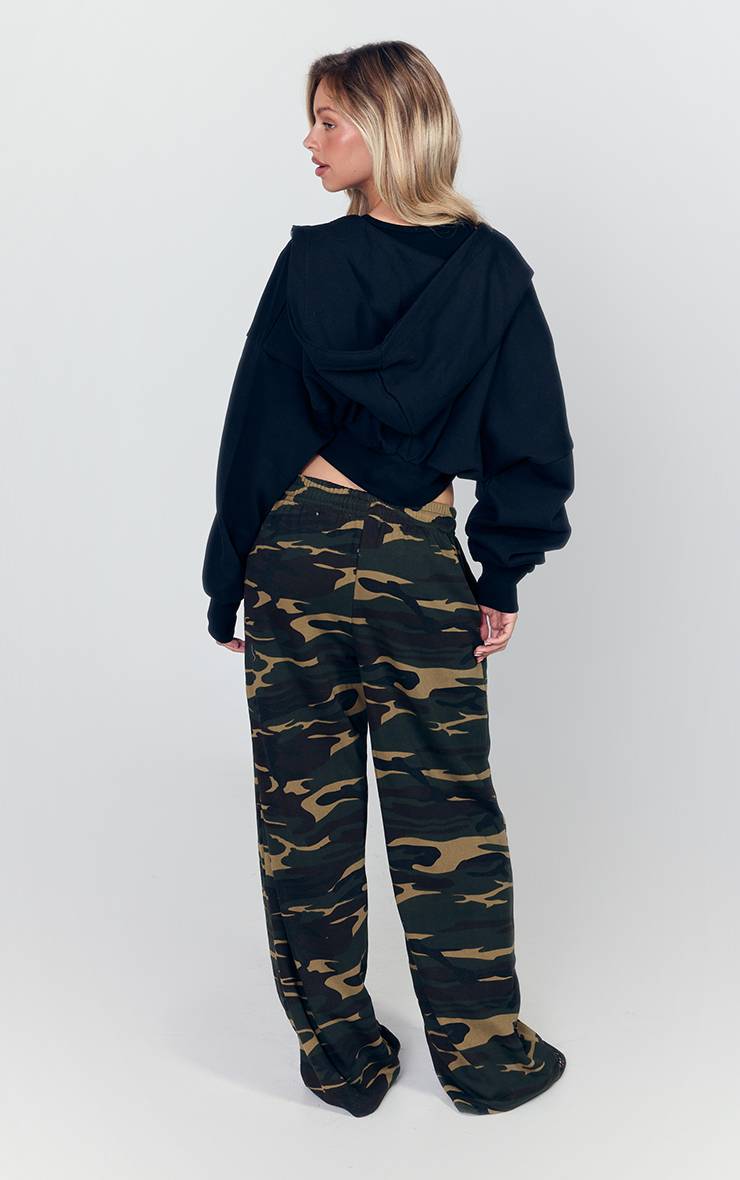 Camouflage Jogging Jambes Larges Imprimé
