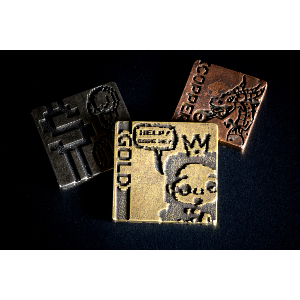 Set de Pièces Métal - Pixel Art