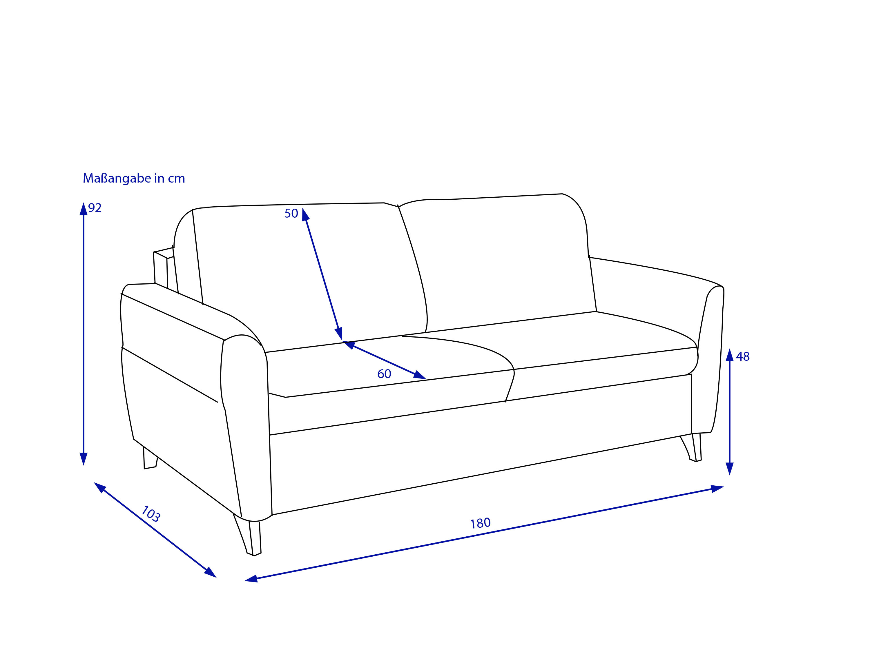 Schlafsofa PHILIPPA