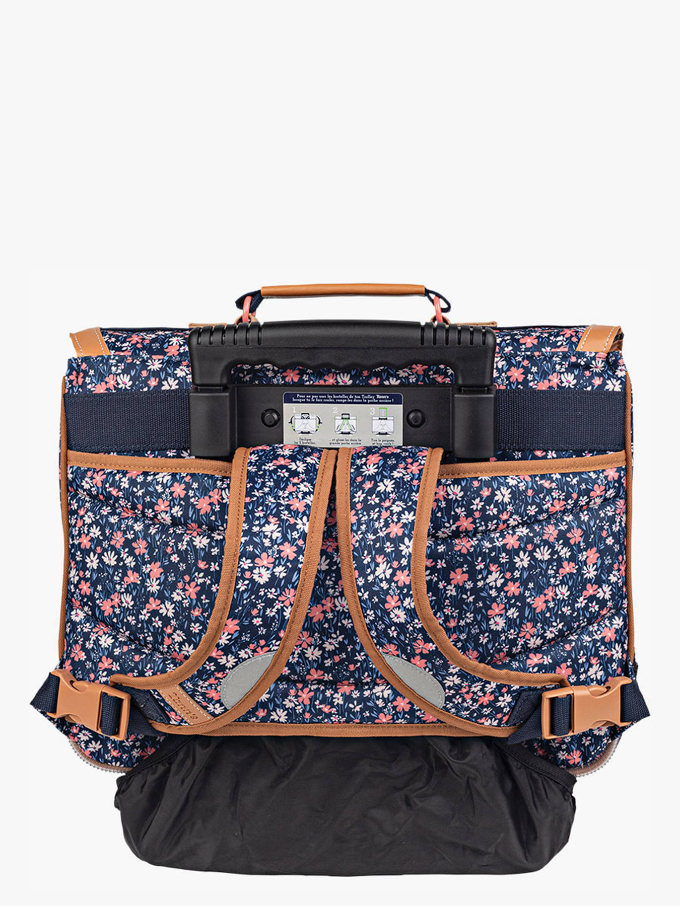 Cartable  roulettes 2 compartiments TANN'S