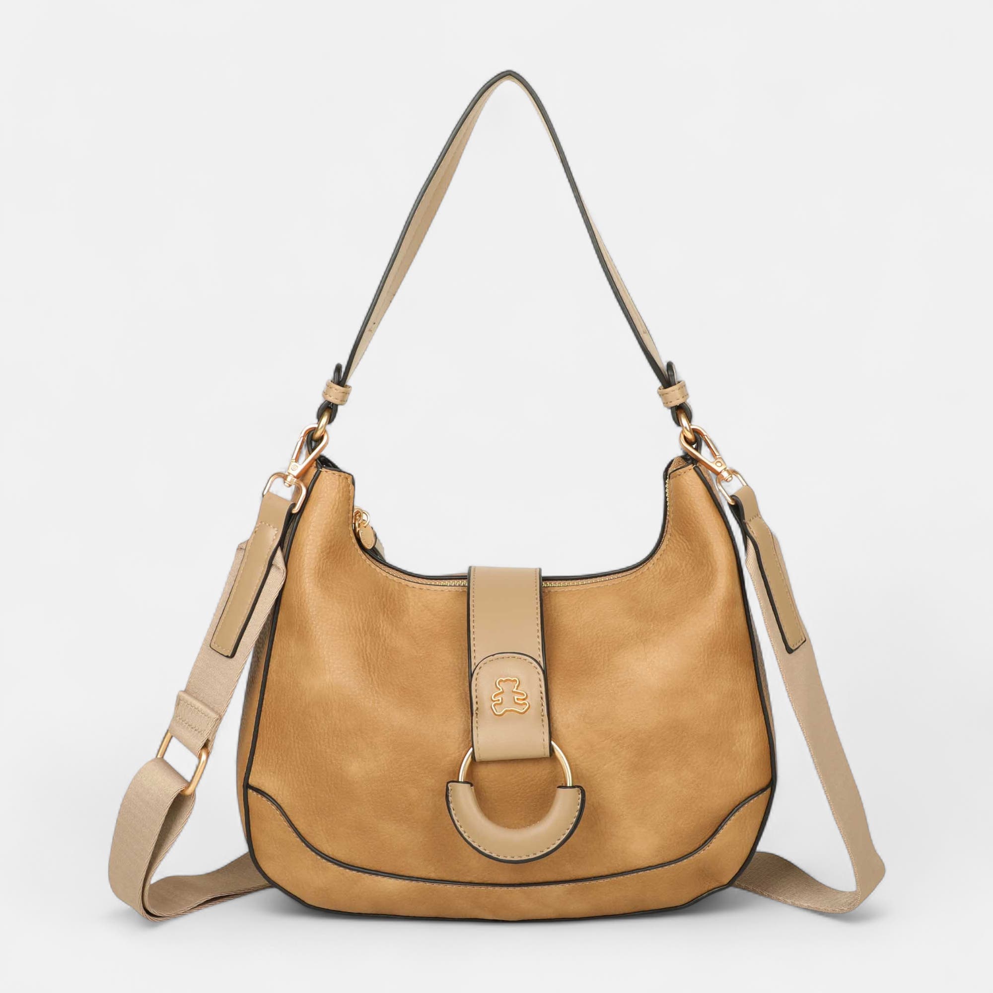 Sac à main taupe