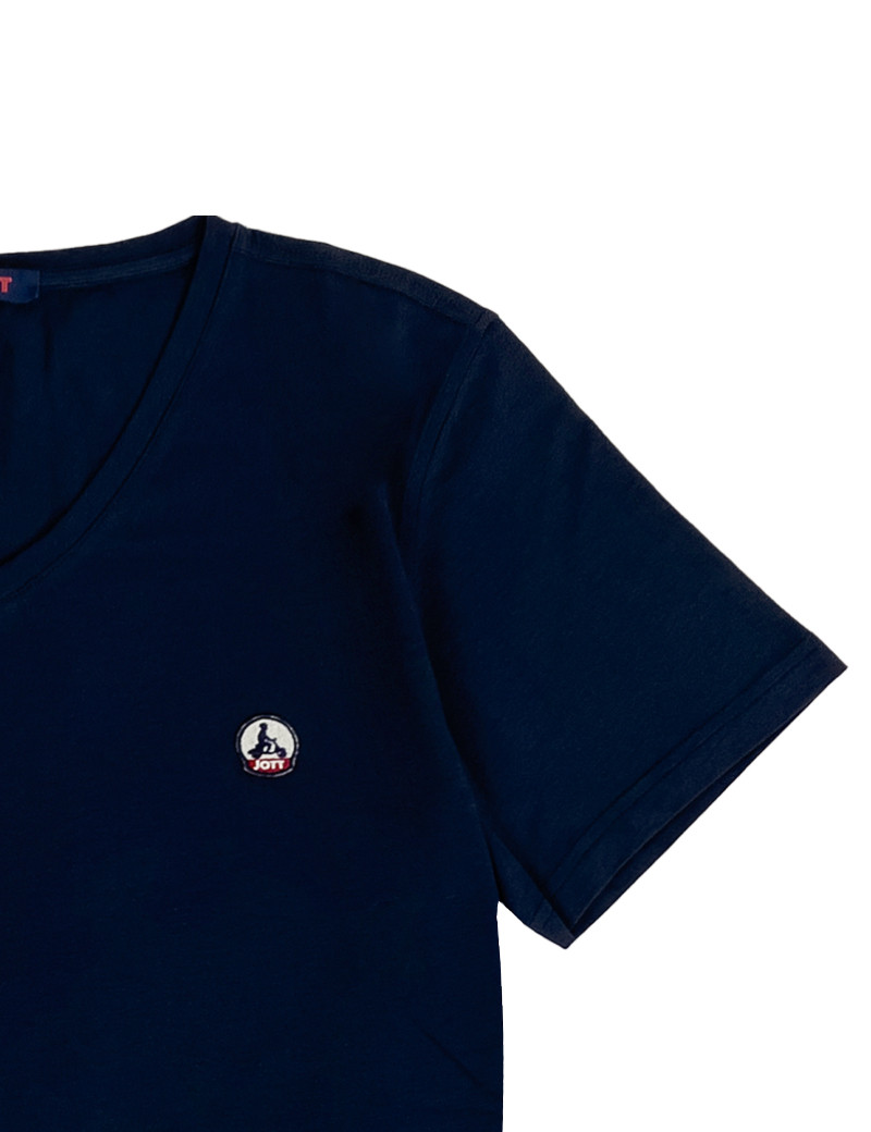 JOTT T-SHIRT HOMME COL V BENITO MARINE