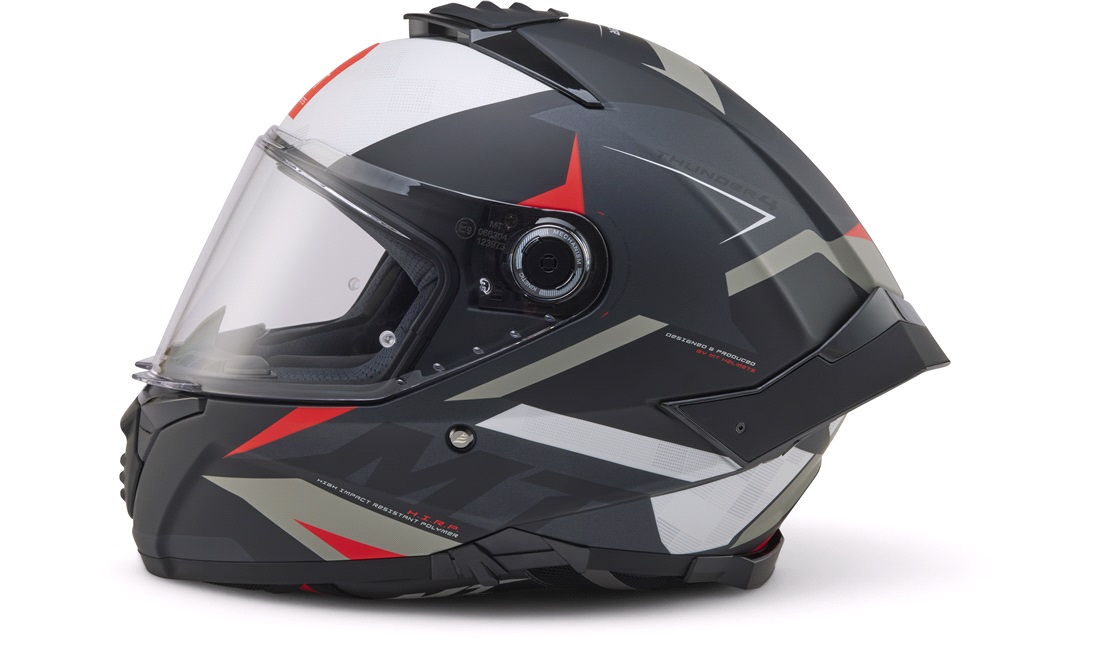 Styrthjelm fullface MT Thunder 4 SV Exeo B5 mat antracit/rød str. XL