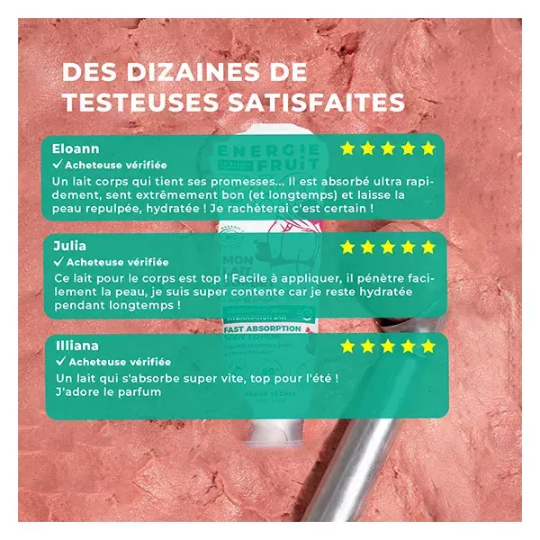 Sorvete Corporal de Leite Energético com Flor de Cerejeira e Polpa Orgânica de Framboesa 200ml