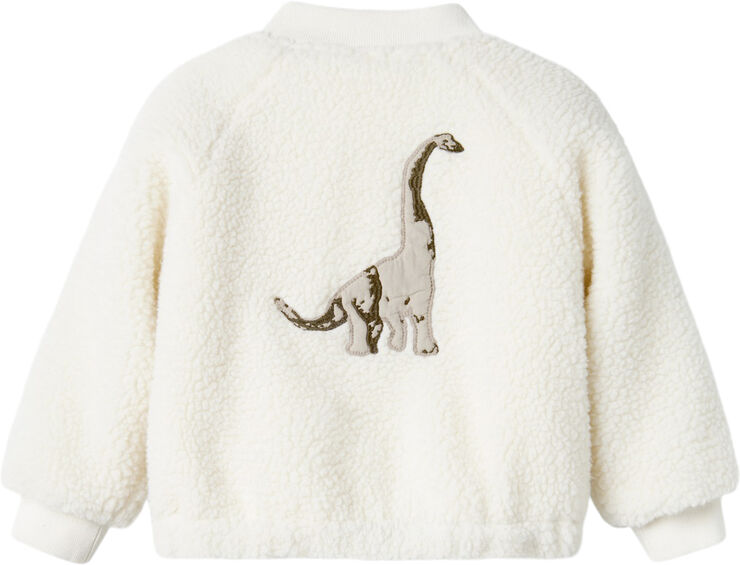 Lil' Atelier NMNLAJO BOMBER JACKET LIL Coconut milk/dino