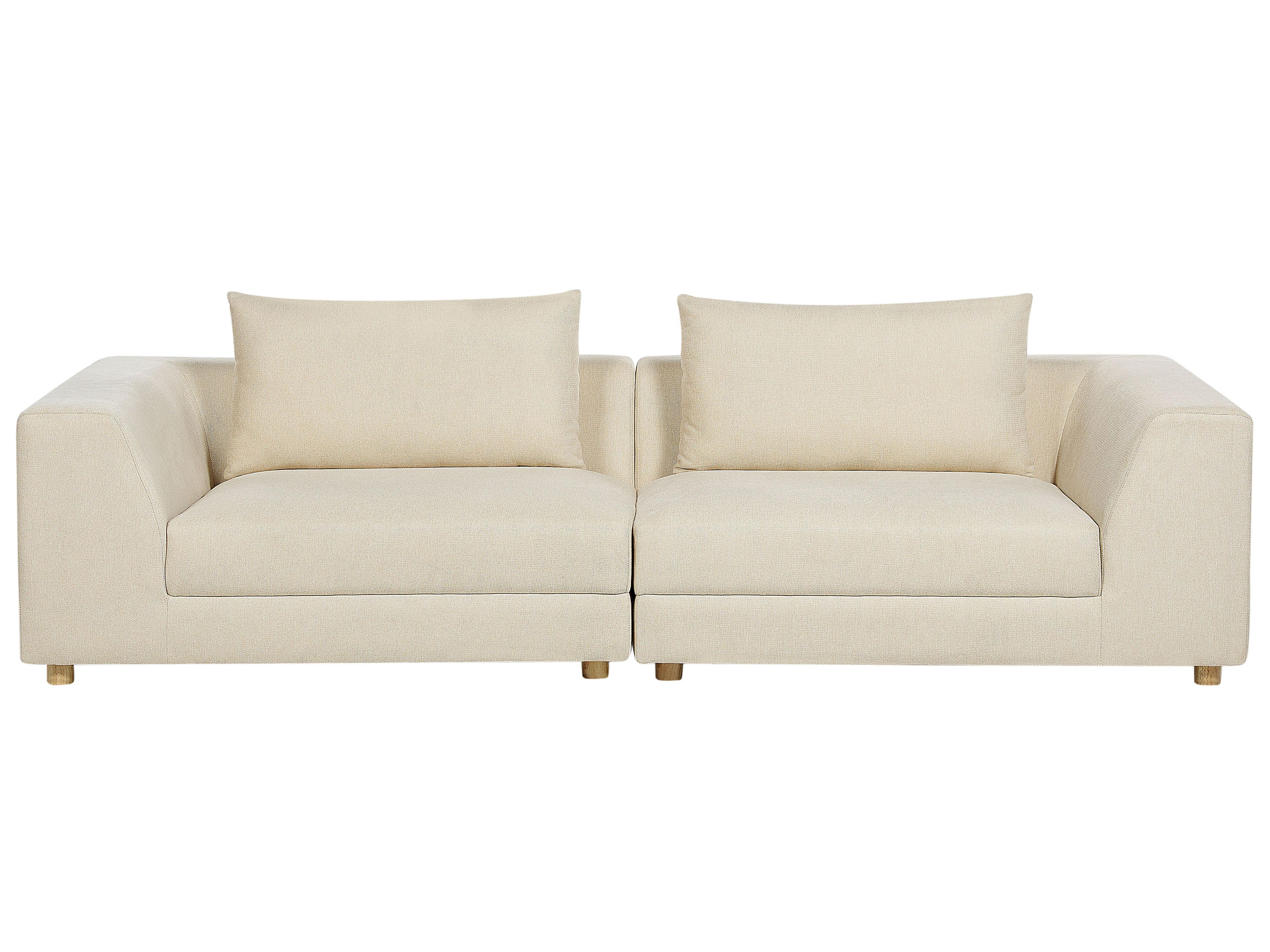 Bank 3-zits LERMON Stof Beige