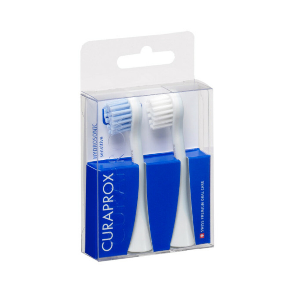 Curaprox Hydrosonic Opzetborstel Sensitive Duo2 stuks