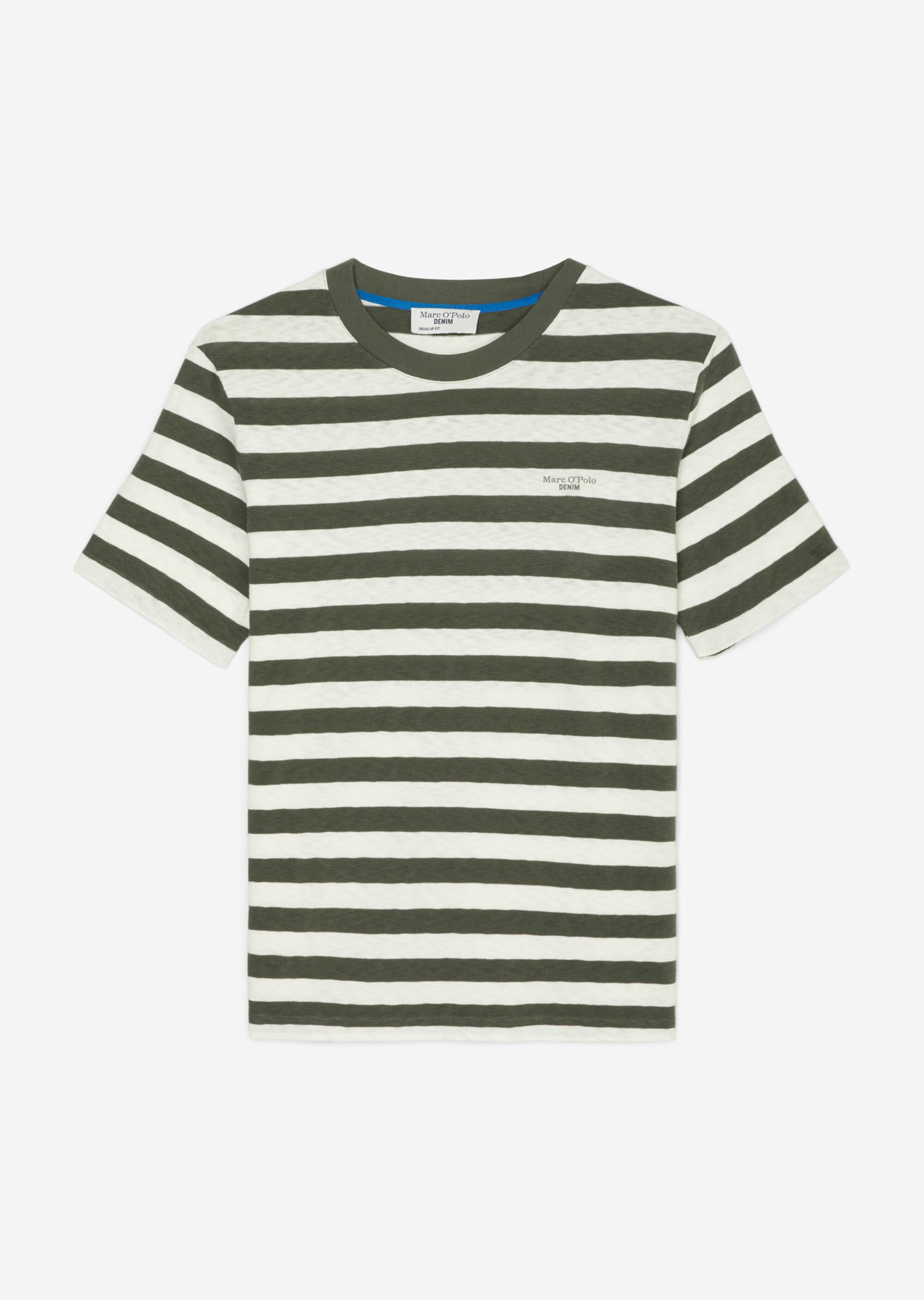 T-Shirtregular aus gestreifter Bio-Baumwolle