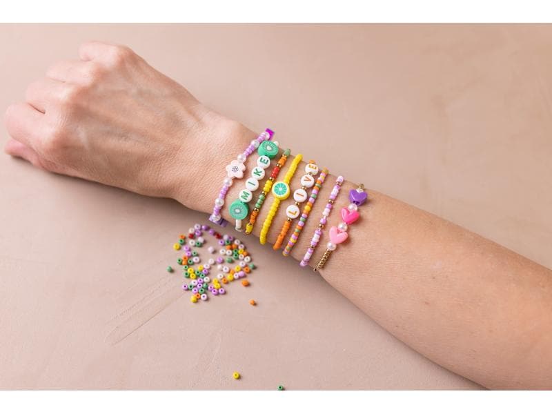 Creativ Company Schmuck Bastelset Mini Kreativ Mix Armbände DIY farbenfrohe Armbänder