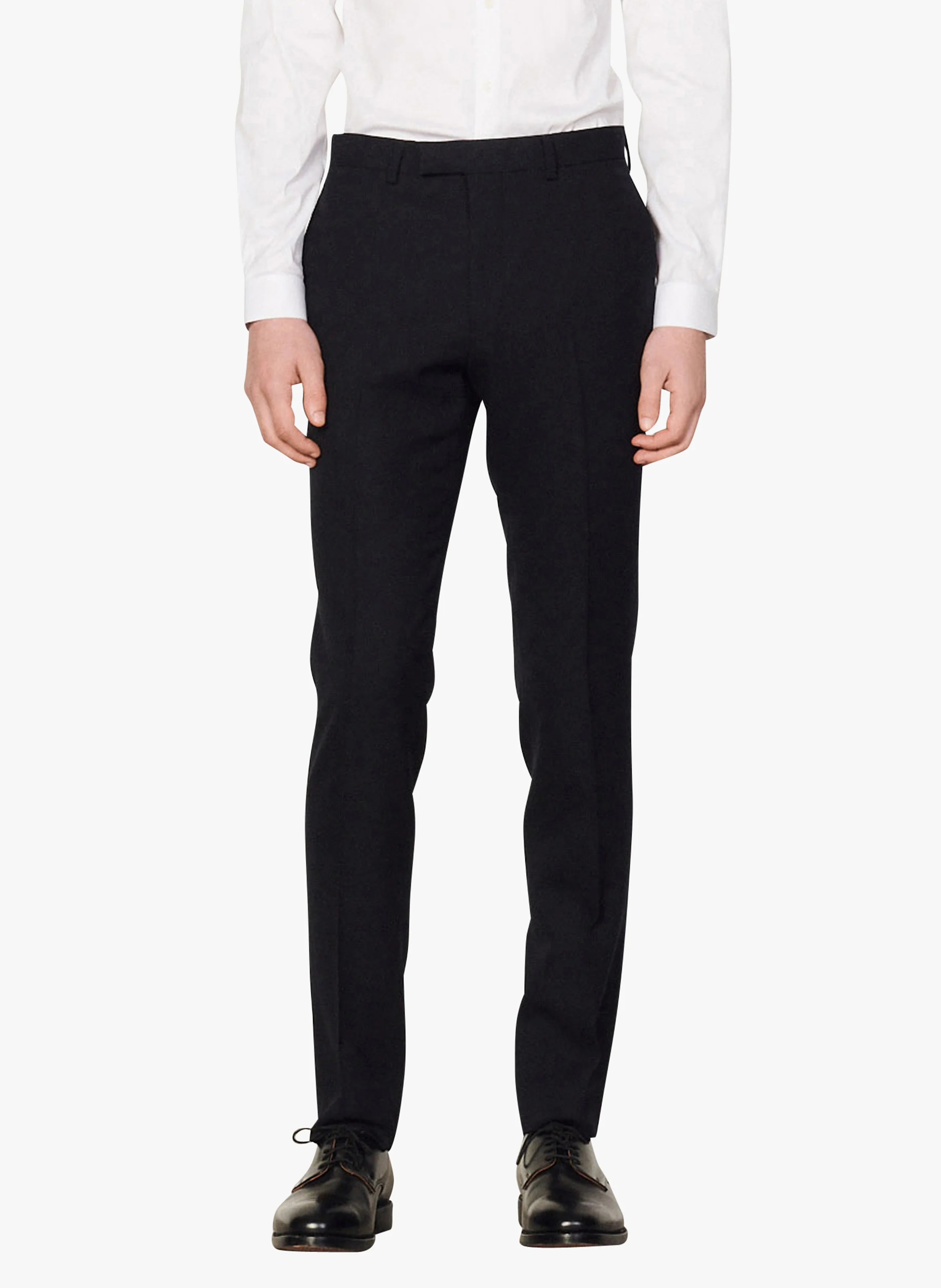 Pantalon de costume en laine | Bleu