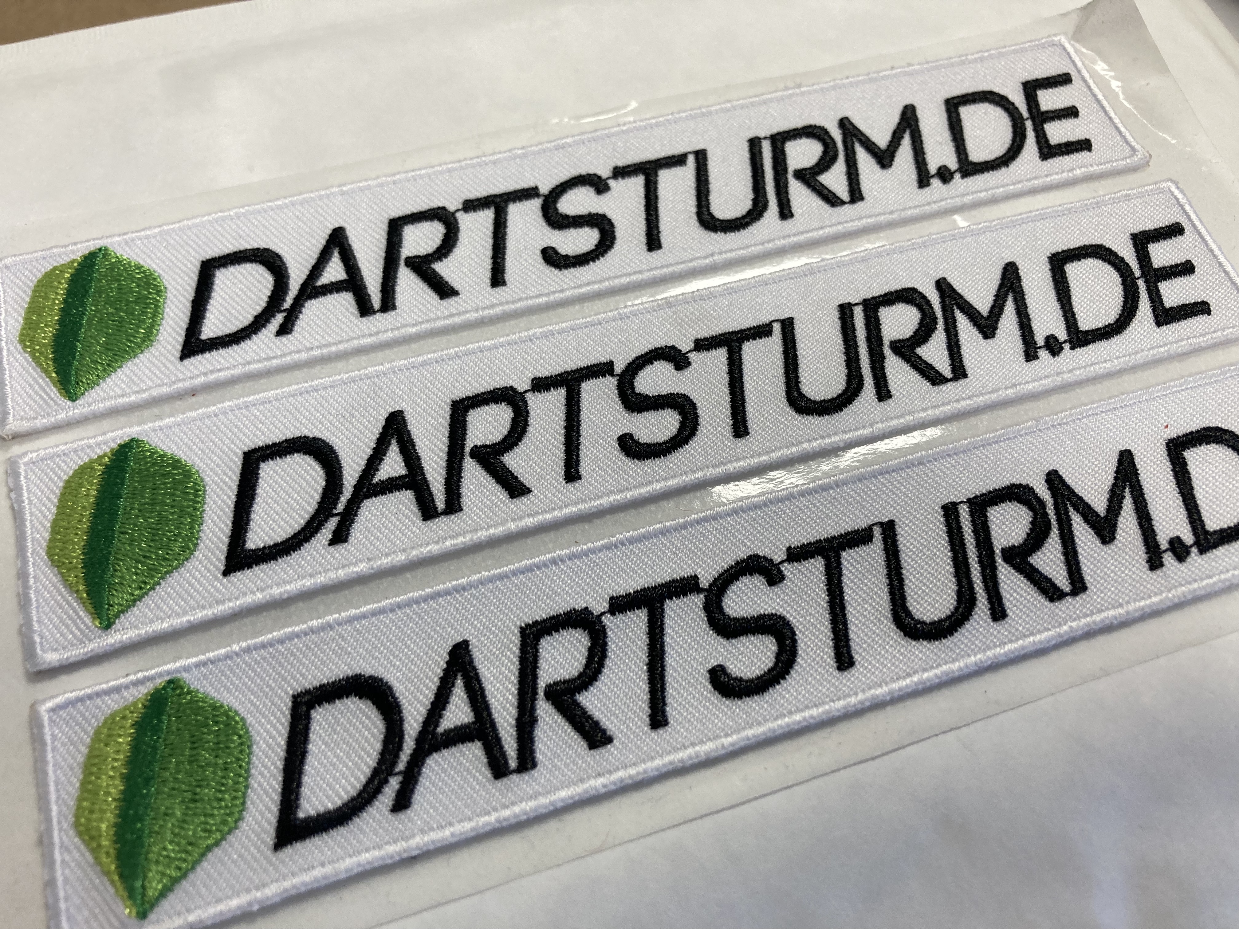 DartSturm - Textilaufkleber