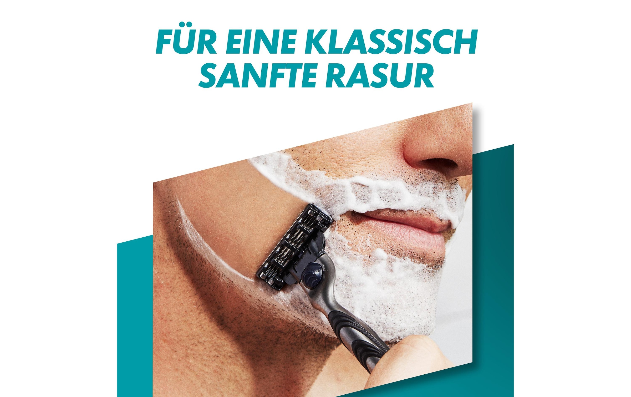 Gillette Körperrasierer »Mach3 + 8 Klingen«