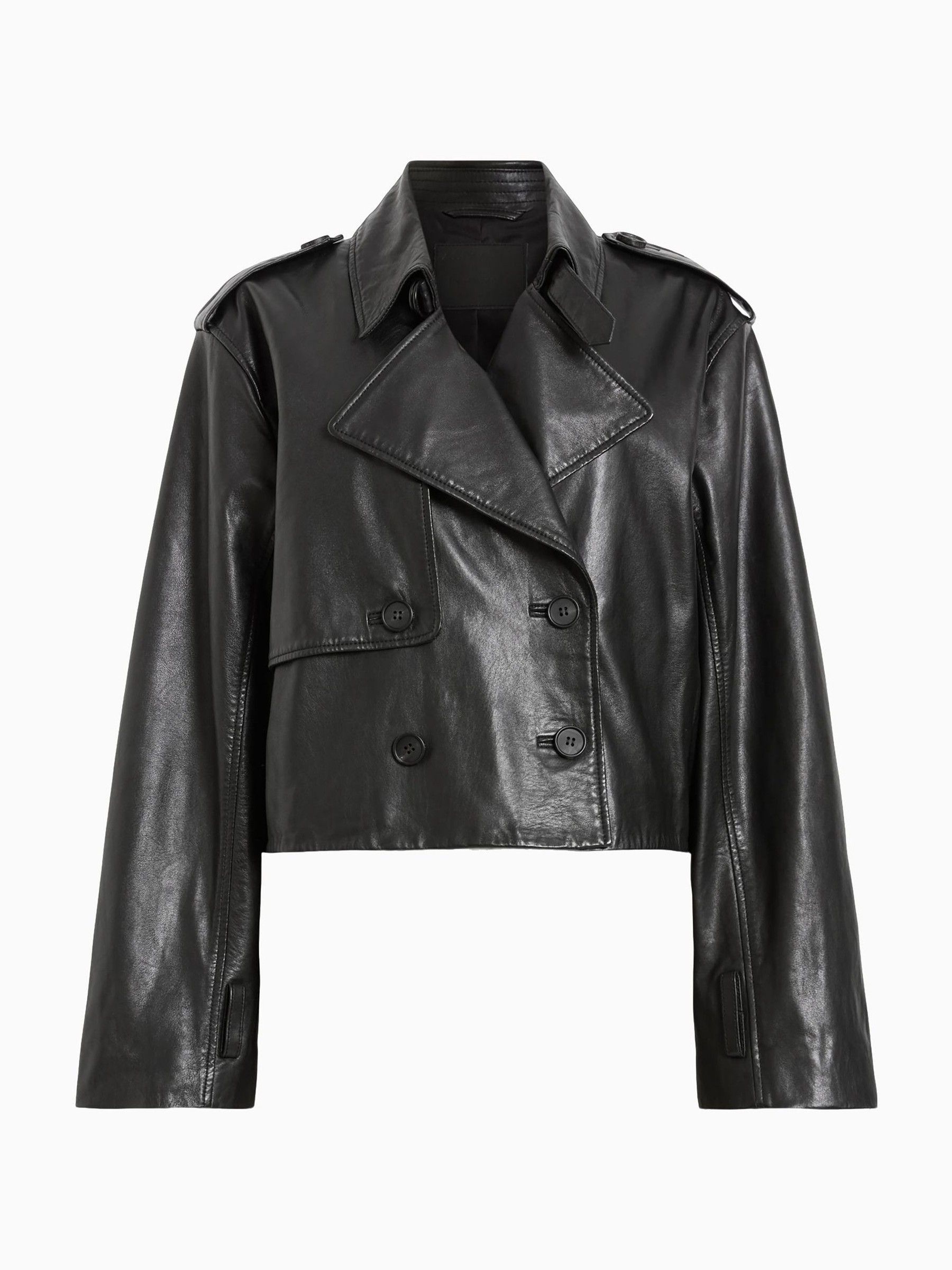AllSaints Hendry Crop Trench Jacket