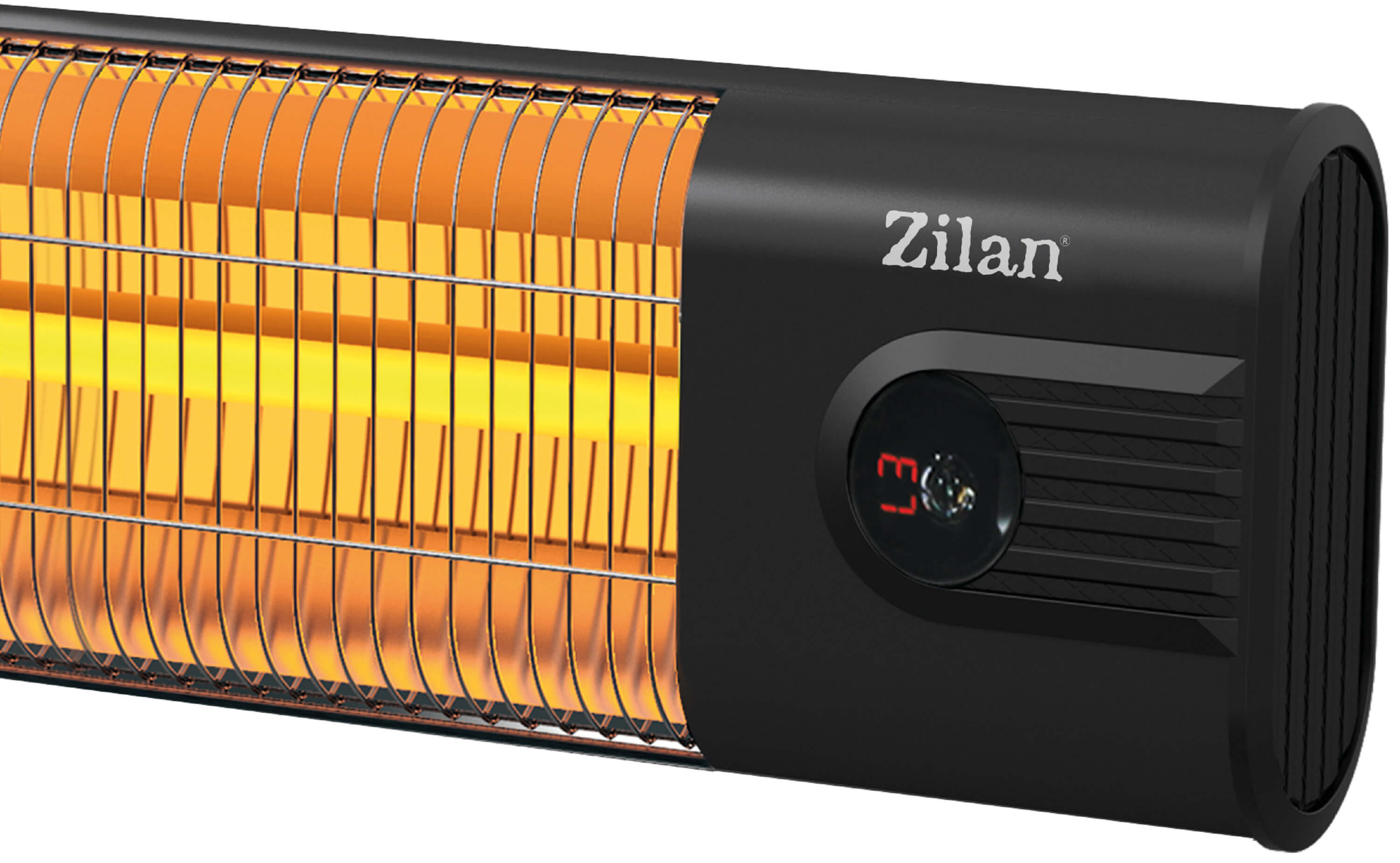 Zilan Karbon Heizstrahler m. Fernbedienung 9h Timer 3 Stufen 1800W