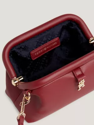 Bolsa transversal reversível com monograma TH