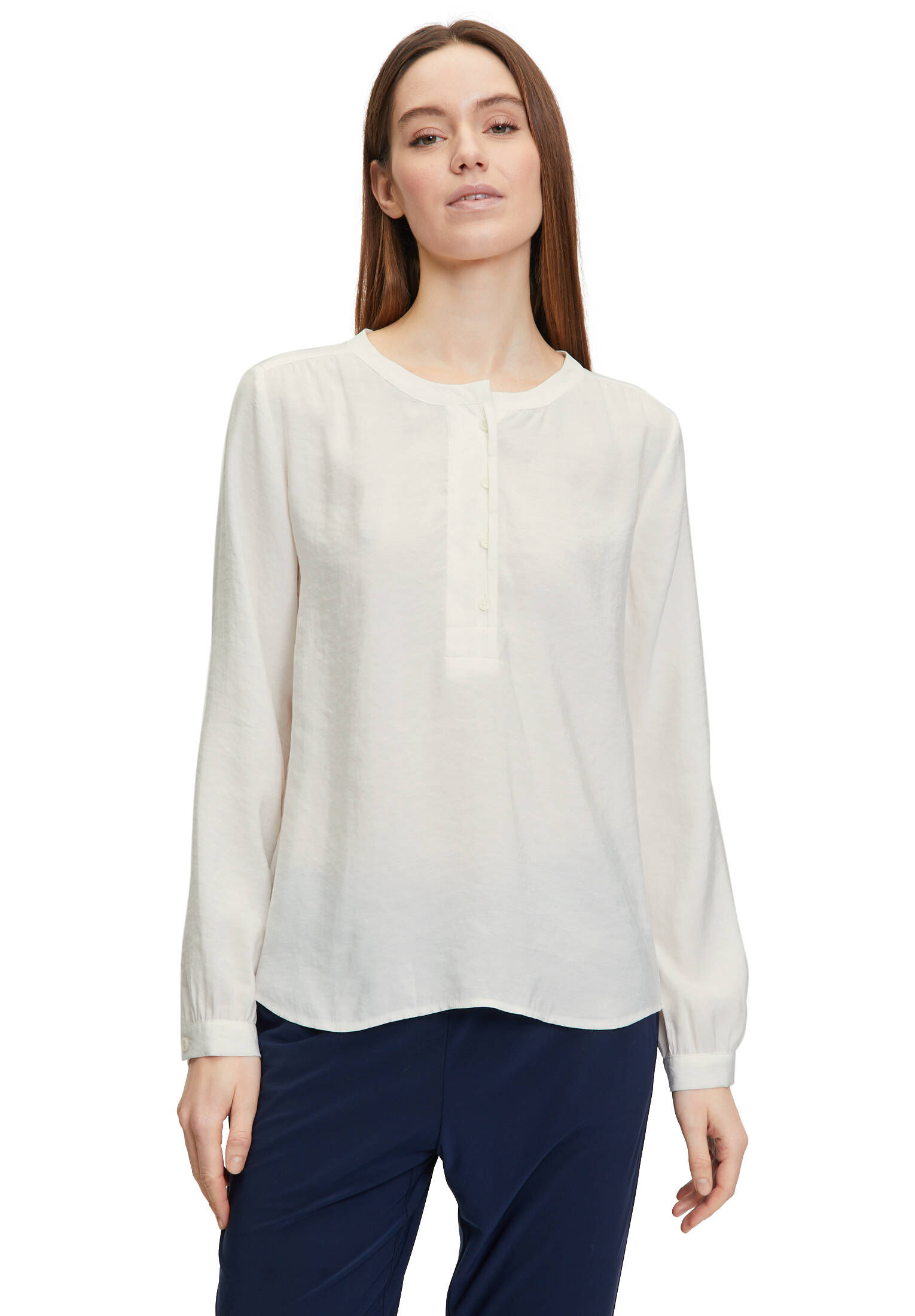 Betty & Co| Damen Schlupfbluse mit Struktur