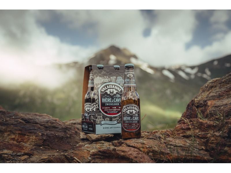 Valaisanne Zwickelbier 4 Stück x 0.33 l Unfiltriertes Spezialbier aus der Schweiz