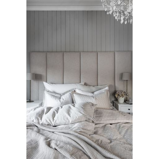 Borås Cotton Betty Sengelinned, Beige, 140x200 cm