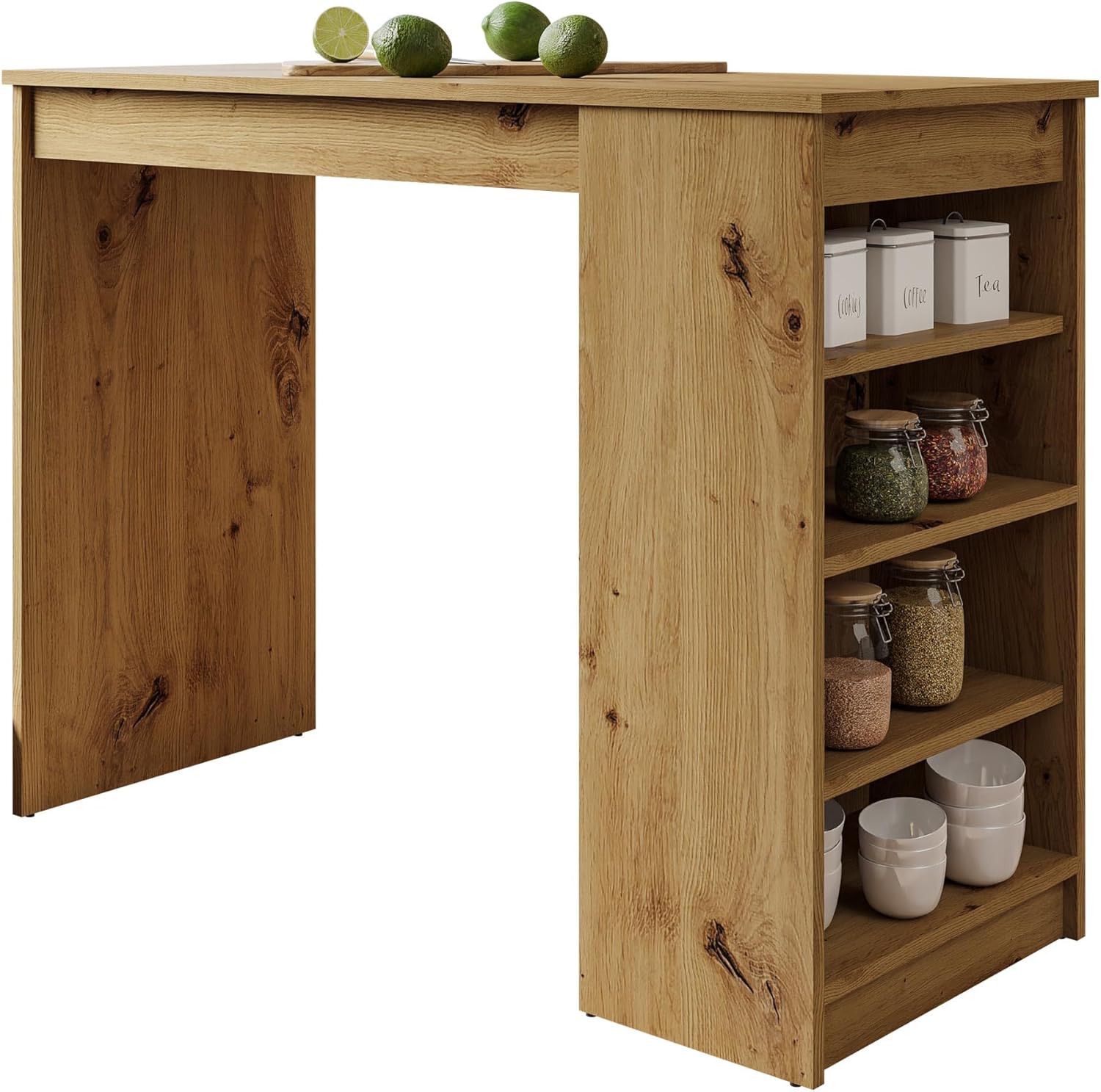Mirjan24 Tisch für Esszimmer Zotino, Stylischer Rechteckiger Küchentisch, Esszimmertisch, Rechteckiger Esstisch (Eiche Artisan)