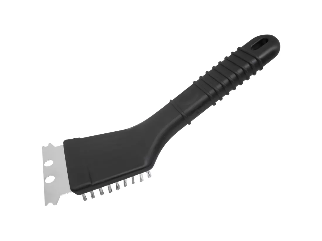 Racloir à plancha et brosse à barbecue 2 en 1 22 cm Fackelmann BBQ Edition