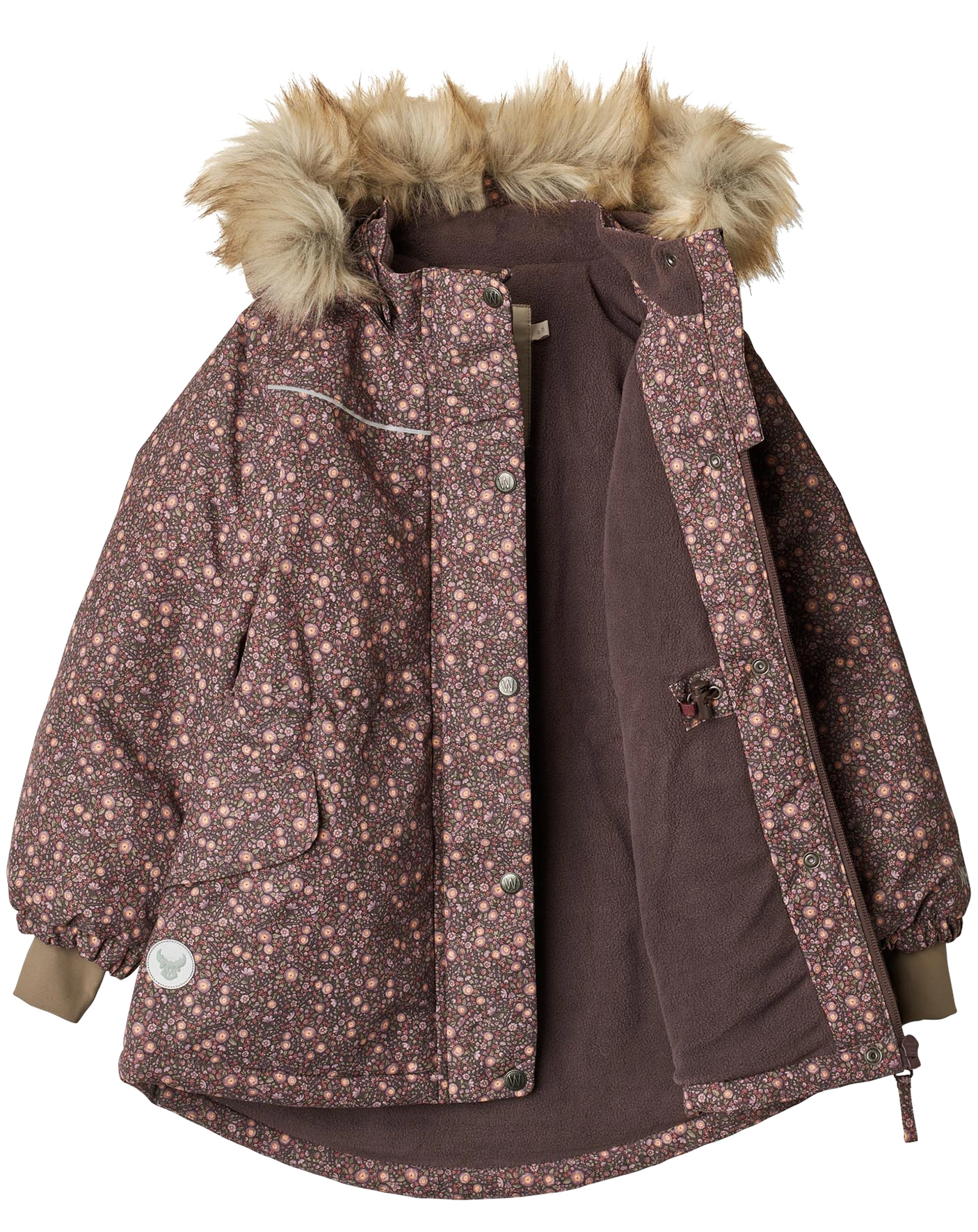 Winterjacke MATHILDE TECH BUTTERCUPS in eggplant