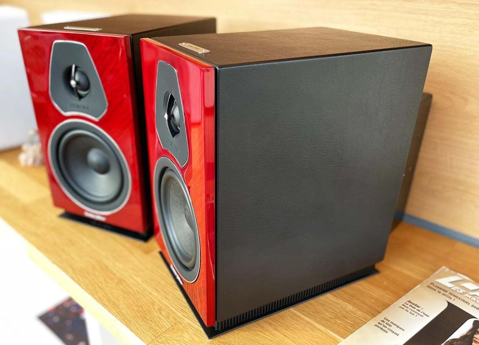Sonus Faber Lumina II Amator Rouge brillant (la paire) Enceintes bibliothèque