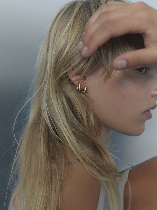 Maria Black Palads Earring Gold