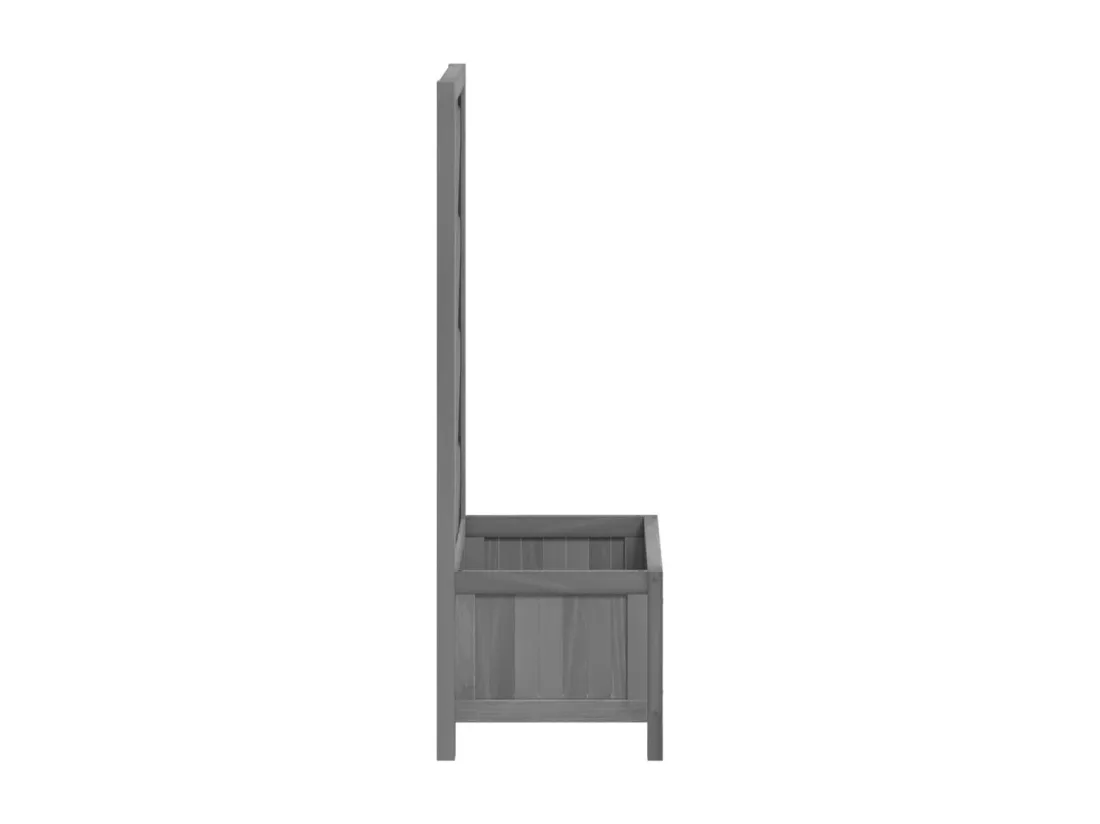 Jardinière bac lit surélevé bois marron 40 x 30 x 90 cm 02_0038324