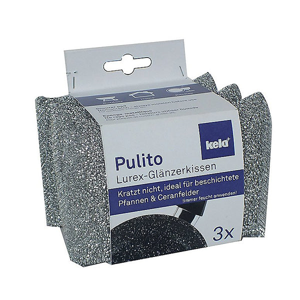 Set de 3 éponges métalliques Pulito Kela