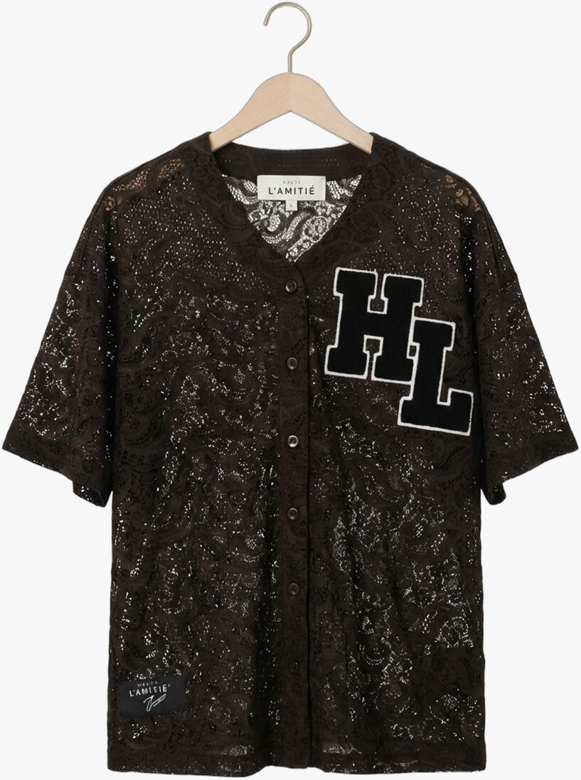 bruine haute l'amitié top court lace tee