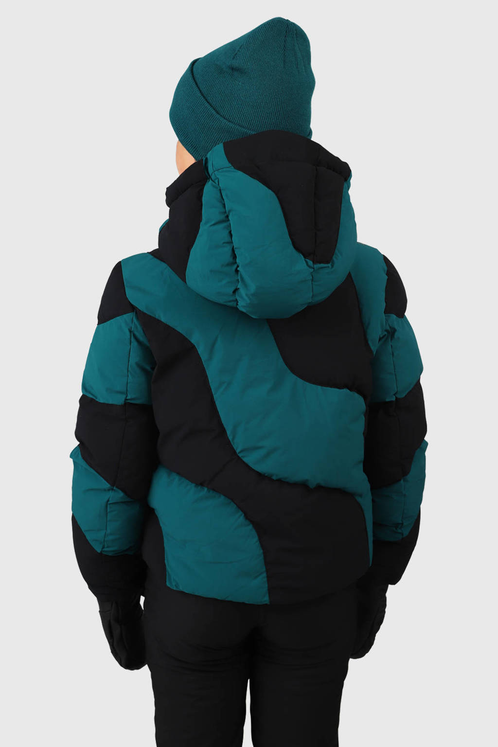 Brunotti ski-jack Marbley groen/zwart
