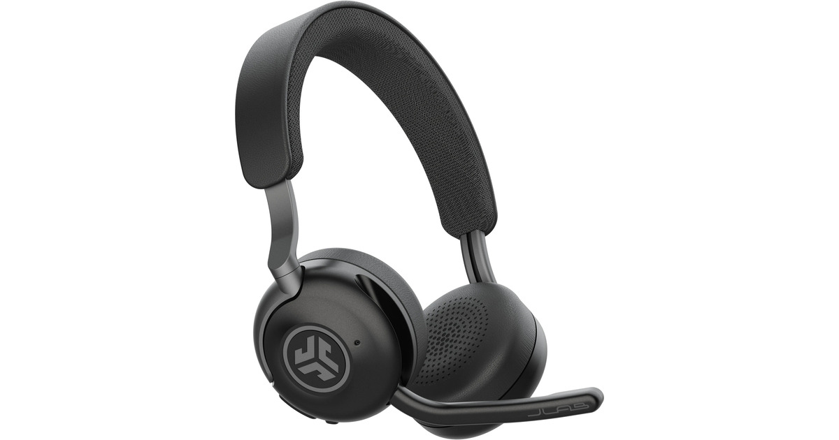 JLabEpic Work ANC Wireless On-Ear Headset    (Zwart, USB-C / Bluetooth)