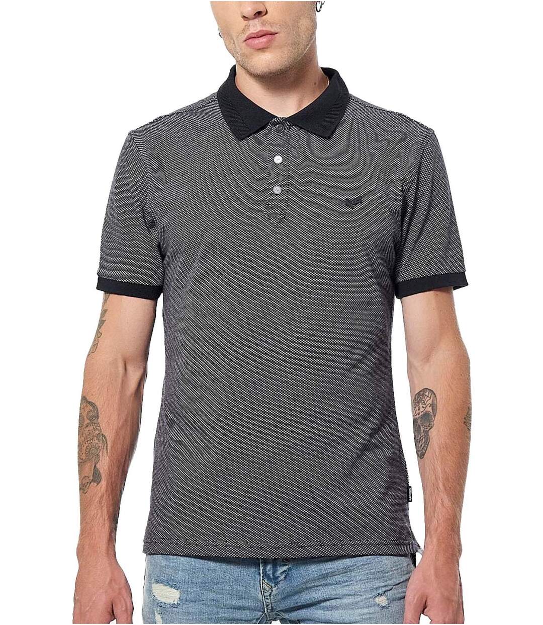 Polo manches courtes en coton  -  Kaporal - Homme