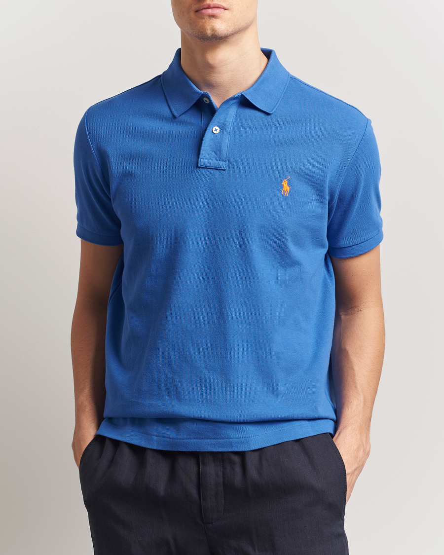Polo Ralph Lauren Custom Slim Fit Polo New Iris Blue
